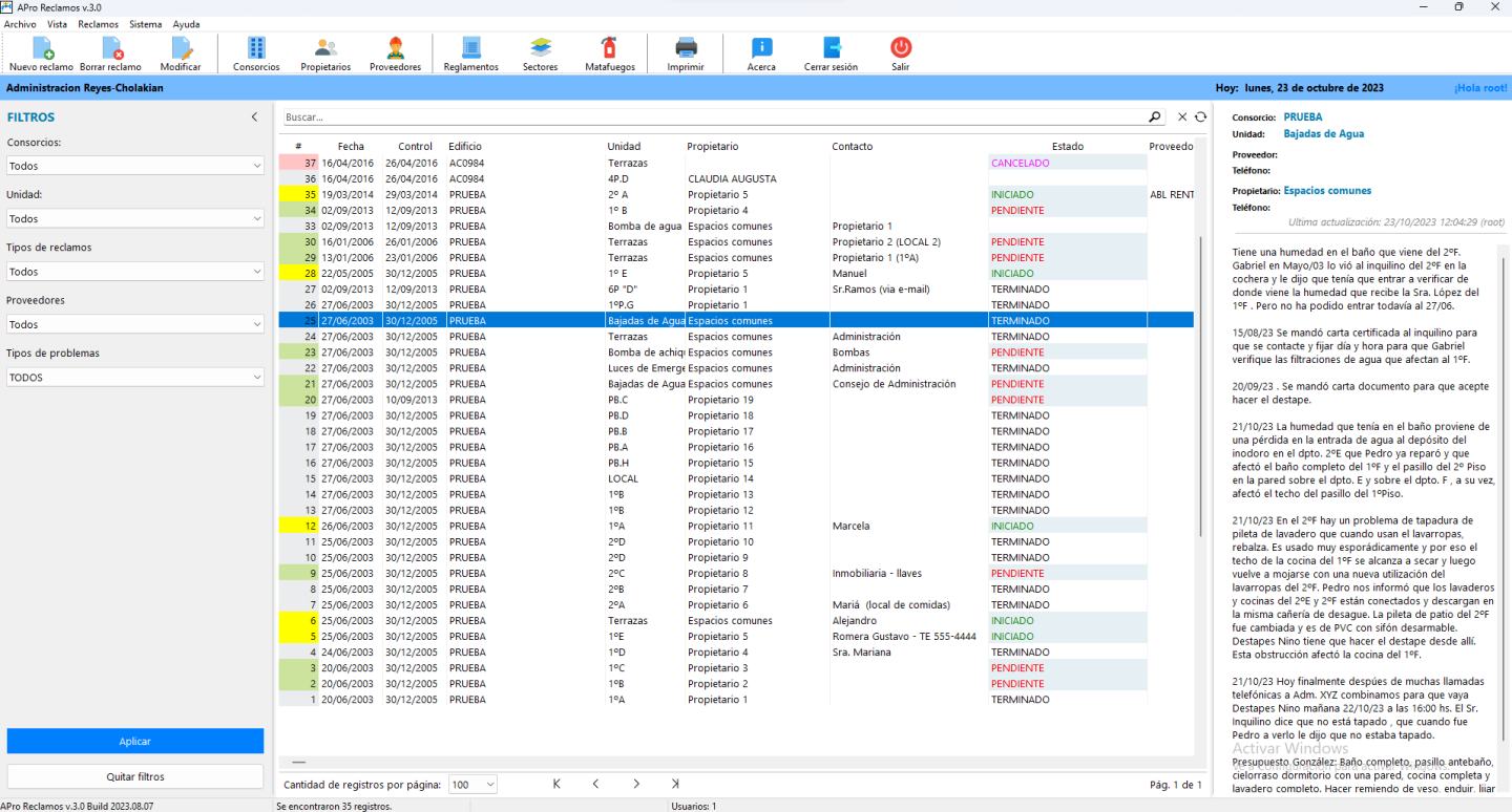 Nuevo Reclamos 3.0 Client/Server
