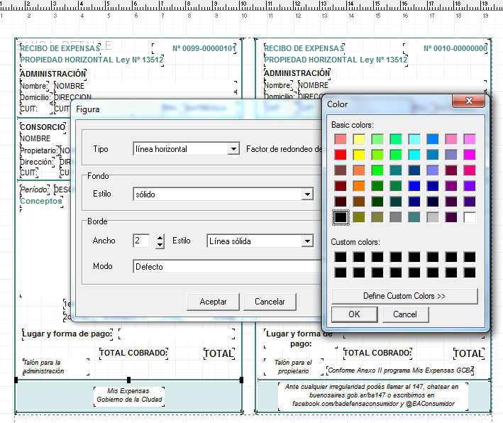 modificacion de colores