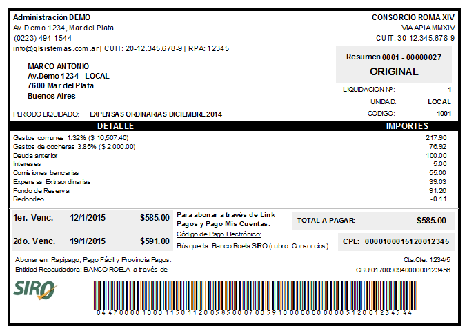 boletas roela con cpe